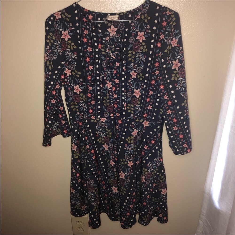 Pink owl dress